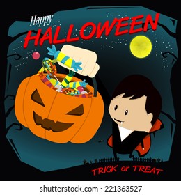 Halloween trick or treat