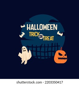 halloween trick or treat background