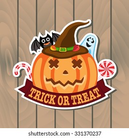 Halloween Trick or Treat Banner