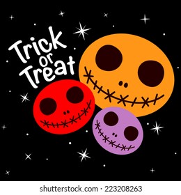 Halloween Trick or Treat card