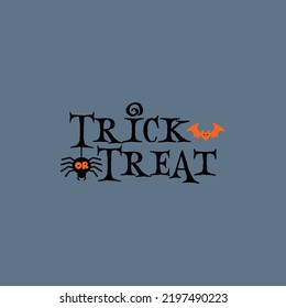 Halloween Trick or Treat Design Illustration