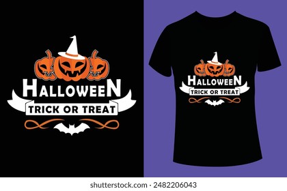 Halloween trick or treat design, Halloween Tshirt Pumpkin Patch Cutie, Scary Halloween T-shirt design EPS file, t-shirt design template