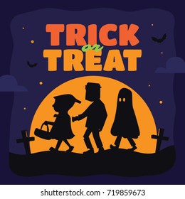 Halloween trick or treat Illustration