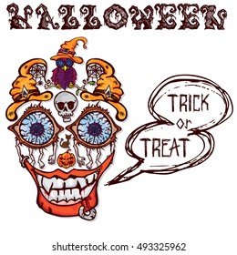 halloween trick or treat objects 
