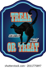 Halloween trick or treat  t-shirt design 