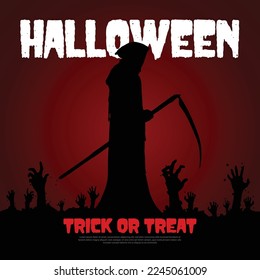 Halloween Trick or Treat Vector Artwork