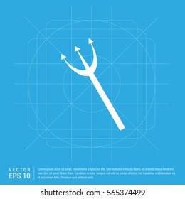 Halloween trident Icon