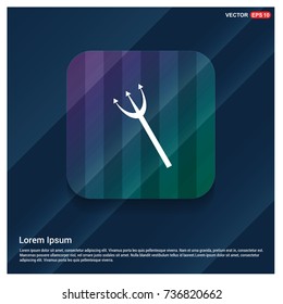 Halloween trident Icon