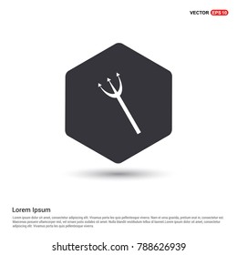 Halloween trident Icon Background icon template