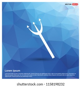 Halloween trident Icon - Free vector icon