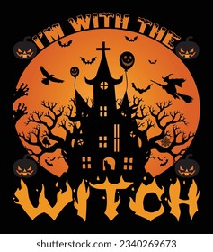 halloween tshart design vector art