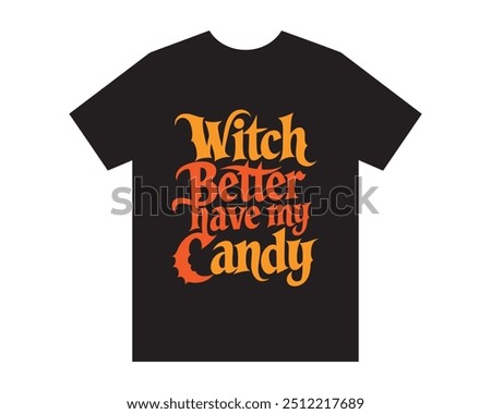 Halloween T-Shirt design black t-shirt eps file