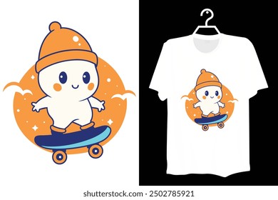 Diseño de camiseta de Halloween, diseño de camiseta de boo, diseño de fantasma de Halloween, boo, feliz Halloween .