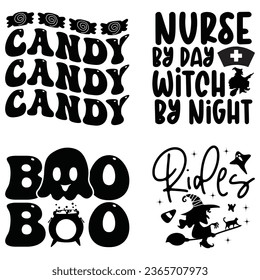 Halloween T-shirt Design Bundle, Halloween Quotes Design t shirt Bundle, Vector EPS Editable Files, can you download this Design Bundle..