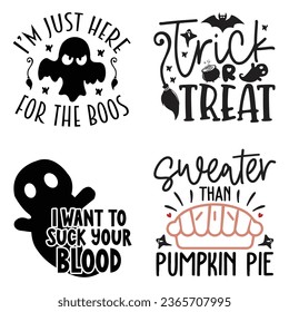 Halloween T-shirt Design Bundle, Halloween Quotes Design t shirt Bundle, Vector EPS Editable Files, can you download this Design Bundle..