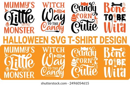 Paquete de diseño de camiseta de Halloween, Paquete de camiseta de diseño de citas de Halloween, tipografía de Halloween,
Plantilla de diseño de camiseta de Halloween feliz