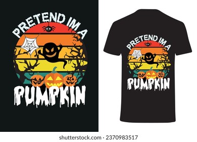 Halloween t-shirt design costume creative Eye-catching high-quality Illustration Black cat Pumpkin, Scary trendy graphic badge typography quote t-shirt design vector. Ready for print, tee, template