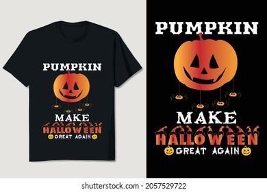 Vector editable de diseño de camisetas de Halloween