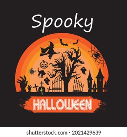 Halloween T-shirt Design, Happy Halloween