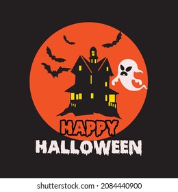 Halloween t-shirt design Happy Halloween