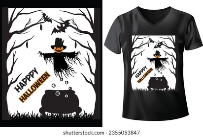 HALLOWEEN T-SHIRT DESIGN, HAPPY HALLOWEEN