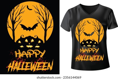 HALLOWEEN T-SHIRT DESIGN, HAPPY HALLOWEEN