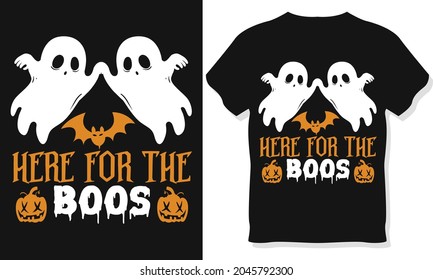 Halloween T-shirt Design, here for the boos t-shirt design. 