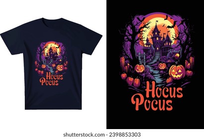 Halloween T-shirt Design, Kids T-shirt design