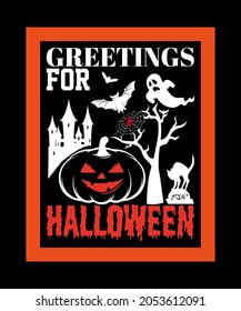 Halloween t-shirt design for halloween lover