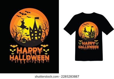Halloween t-shirt design. The design was made for halloween day.