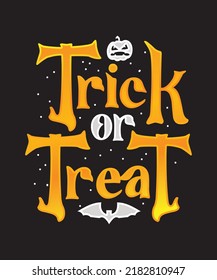 Halloween T-Shirt Design, Print Ready Editable vector files