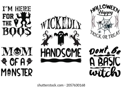 Halloween t-shirt design. Halloween t-shirt design for print. T-shirt design template. Print template. Vintage t-shirt.