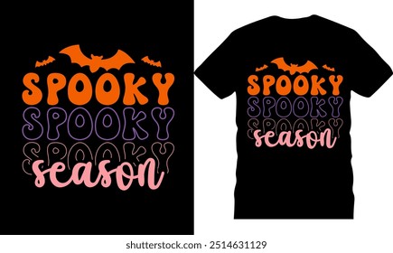 Halloween T-shirt design, printable t-shirt, High-quality t-shirt design, Original Vector illustration t-shirt design, Best Halloween t-shirts, Creative design Spooky Babe, Spooky Vibes, Howdy Pumpkin