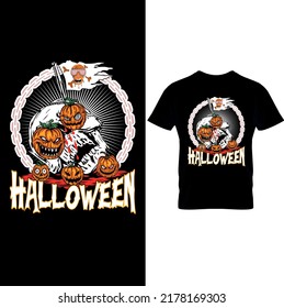 Halloween T-shirt Design – Printable Sublimation Design.. 