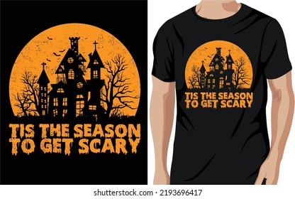 Halloween T-Shirt Design print-ready file