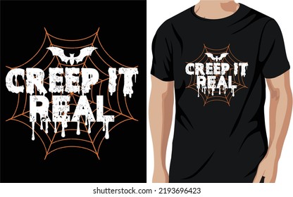 Halloween T-Shirt Design print-ready file