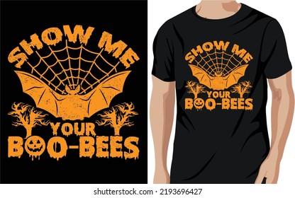 Halloween T-Shirt Design print-ready file