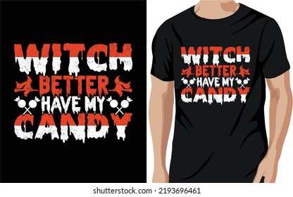 Halloween T-Shirt Design print-ready file