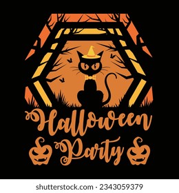 Halloween-T-Shirt-Design Halloween-Kürbis-Halloween-Vektorgrafik 