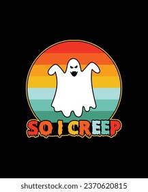 Halloween T-shirt Design, Scary Halloween T-shirt Design