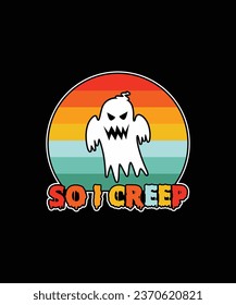Halloween T-shirt Design, Scary Halloween T-shirt Design