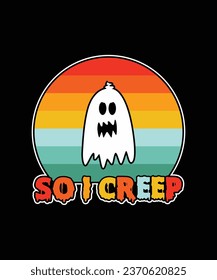 Halloween T-shirt Design, Scary Halloween T-shirt Design