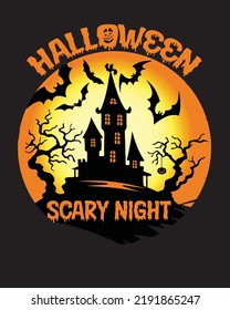 Halloween T-shirt design 
Halloween scary night
Mom of monsters
