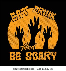 Halloween T-shirt Design, Halloween tee, Halloween vector art, Pumpkin t-shirt Design