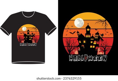 Halloween T-shirt Design, Halloween tee, Halloween vector art, Pumpkin t-shirt Design