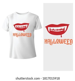 Halloween T-shirt Design Template and logo
