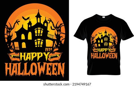 Halloween T-Shirt design  Template (New and creative) 