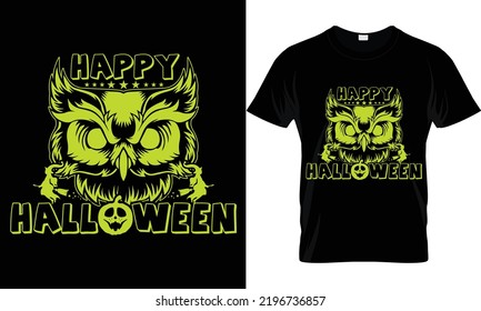 Halloween T-Shirt design Template ( New and Creative ). 