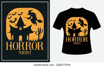 Halloween t-shirt design template. Halloween t shirt design vector. Typography, quote, Halloween t shirt design. 
