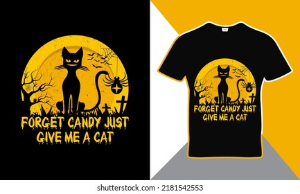 Halloween t-shirt design template vector for your business